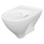 Cersanit Mille miska WC wisząca bez kołnierza CleanOn biała K675-008 zdj.1
