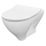 Cersanit Mille miska WC wisząca bez kołnierza CleanOn biała K675-008 zdj.4