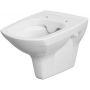 Zestaw Cersanit Carina miska WC wisząca CeanOn z deską wolnoopadającą biały K701-013 zdj.3