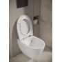 Cersanit Moduo miska WC z deską wolnoopadającą wisząca bez kołnierza ze spłukiwaniem wirowym biały połysk S4013-010 zdj.6