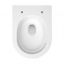 Cersanit Intro miska WC z deską wolnoopadającą wisząca bez kołnierza ze spłukiwaniem wirowym biały połysk S4038-001 zdj.8
