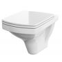 Cersanit Easy Set 880 miska WC CleanOn z deską wolnoopadającą i stelaż podtynkowy Aqua z przyciskiem spłukującym Actis chrom błyszczący S701-203 zdj.5