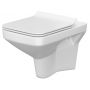 Zestaw Cersanit Como CleanOn Set 881 miska WC CleanOn z deską wolnoopadającą i stelaż podtynkowy Aqua z przyciskiem Link chrom S701-204 zdj.5