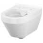 Zestaw Cersanit Crea miska WC CleanOn wisząca z deską Slim wolnoopadającą biały S701-212 zdj.2
