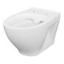 Cersanit Moduo Set B39 miska WC CleanOn z deską wolnoopadającą Slim i stelaż podtynkowy Aqua z przyciskiem spłukującym Stero szkło białe S701-293 zdj.5