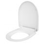 Cersanit Moduo Set B39 miska WC CleanOn z deską wolnoopadającą Slim i stelaż podtynkowy Aqua z przyciskiem spłukującym Stero szkło białe S701-293 zdj.8