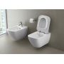 Zestaw Cersanit Virgo miska WC wisząca CleanOn z deską wolnoopadającą biały S701-427 zdj.9