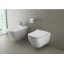 Zestaw Cersanit Virgo miska WC wisząca CleanOn z deską wolnoopadającą biały S701-427 zdj.10