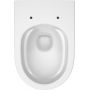Cersanit Larga Oval zestaw miska WC wisząca CleanOn z deską wolnoopadającą Slim biały S701-472 zdj.1