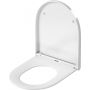 Cersanit Larga Oval zestaw miska WC wisząca CleanOn z deską wolnoopadającą Slim biały S701-472 zdj.6
