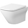 Cersanit Larga Squere zestaw miska WC wisząca CleanOn z deską wolnoopadającą Slim biały S701-473 zdj.1