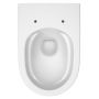 Cersanit Larga Set B400 miska WC CleanOn z deską wolnoopadającą i stelaż podtynkowy Aqua 52 z przyciskiem Accento Circle czarny mat S701-521 zdj.7