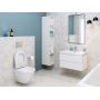 Cersanit City Oval miska WC wisząca Clean On z deską wolnoopadającą Slim EcoBox biały K701-104-ECO zdj.5
