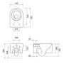 Zestaw Cersanit Inverto miska WC wisząca Stream On z deską wolnoopadającą Slim EcoBox biały S701-432-ECO zdj.2