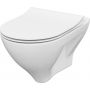 Cersanit Mille miska WC wisząca Clean On z deską wolnoopadającą Slim EcoBox biały S701-453-ECO zdj.1