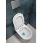 Zestaw Cersanit Zip miska WC wisząca SimpleOn z deską wolnoopadającą i stelaż podtynkowy Tech Line Base z przyciskiem spłukującym Base Circle chrom S701-690 zdj.10