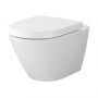 Mito Mesto Oval miska WC z deską wolnoopadającą wisząca bez kołnierza biały połysk S701-791 zdj.1
