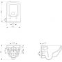 Zestaw Cersanit Crea Square miska WC CleanOn z deską wolnoopadającą i stelaż podtynkowy Aqua 2.0 S701-809 zdj.4