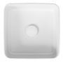 Cersanit Crea umywalka 35 cm nablatowa kwadratowa biała K114-007 zdj.3