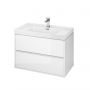 Cersanit Crea umywalka 80x45,5 cm meblowa prostokątna biała EcoBox K114-017-ECO zdj.4