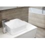 Cersanit Crea umywalka 35 cm nablatowa kwadratowa biała EcoBox K114-007-ECO zdj.4
