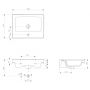 Cersanit Crea umywalka 60x44,5 cm meblowa prostokątna biała EcoBox K114-006-ECO zdj.2