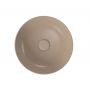 Cersanit Larga umywalka 40x40 cm nablatowa okrągła brązowy mat K677-046 zdj.2