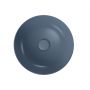 Cersanit Larga umywalka 40x40 cm nablatowa okrągła niebieski mat K677-050 zdj.2