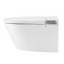 Clean Wave Breeze toaleta myjąca wisząca bez kołnierza ze spłukiwaniem wirowym biała CWB700 zdj.5