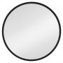 Dubiel Vitrum Ayo lustro łazienkowe 30 cm okrągłe rama czarna zdj.1