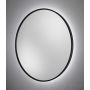 Dubiel Vitrum Zoe lustro 80x80 cm okrągłe z oświetleniem czarny zdj.6