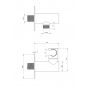 Deante Silia bateria wannowo-prysznicowa podtynkowa chrom BQS_018P zdj.3