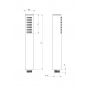 Deante Silia bateria wannowo-prysznicowa podtynkowa chrom BQS_018P zdj.4
