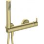 Deante Silia zestaw prysznicowy ścienny złoty szczotkowany BQSR41M zdj.1