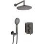 Deante Arnika zestaw prysznicowy podtynkowy z deszczownicą titanium BXYZDQAM zdj.1