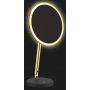 Deante Silia lusterko kosmetyczne 22x39,2 cm z oświetleniem LED złoty połysk ADIZ812 zdj.7