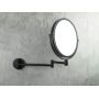 Deante Round lusterko kosmetyczne ścienne czarny mat ADRN811 zdj.4