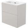 Deante Prizma umywalka z szafką 60 cm kaszmir mat/biały połysk STKU6U6U6M zdj.1