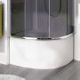 Deante Deep brodzik 90x90 cm półokrągły biały KTD041B zdj.4