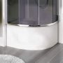 Deante Deep brodzik 80x80 cm półokrągły biały KTD042B zdj.4