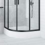 Deante Plus II brodzik 90x90 cm półokrągły biały KTU031B zdj.5