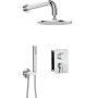 Deante Silia zestaw prysznicowy podtynkowy z deszczownicą chrom BXYY0QSM zdj.1
