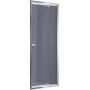 Deante Zoom drzwi prysznicowe 90 cm wnękowe chrom/szkło grafitowe KDZ411D zdj.1