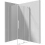 Deante Prizma kabina prysznicowa 120x80 cm prostokątna biały mat/szkło przezroczyste KPNAP12S08 zdj.1