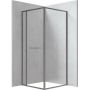 Deante Blur kabina prysznicowa 80x80 cm kwadratowa titanium/szkło przezroczyste KQB_D088P zdj.1