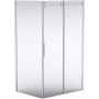 Deante Hiacynt drzwi prysznicowe 120 cm chrom/szkło przezroczyste KQH012P zdj.1