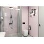 Deante Hiacynt drzwi prysznicowe 160 cm chrom/szkło przezroczyste KQH016P zdj.3