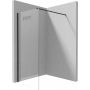 Deante Mokko Walk-In Nero ścianka prysznicowa 100 cm wolnostojąca czarny mat/szkło przezroczyste KQMN30P zdj.1