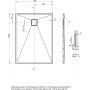 Deante Correo brodzik prostokątny 120x90 cm biały KQR_A43B zdj.2