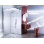 Deante Abelia Walk-In ścianka prysznicowa 100 cm wolnostojąca chrom/szkło przezroczyste KTA030P zdj.9